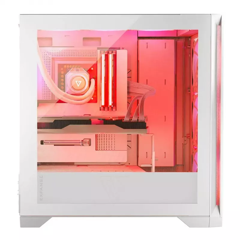 Caja de ordenador Modecom Volcano Expanse S Apex ARGB Midi, blanca