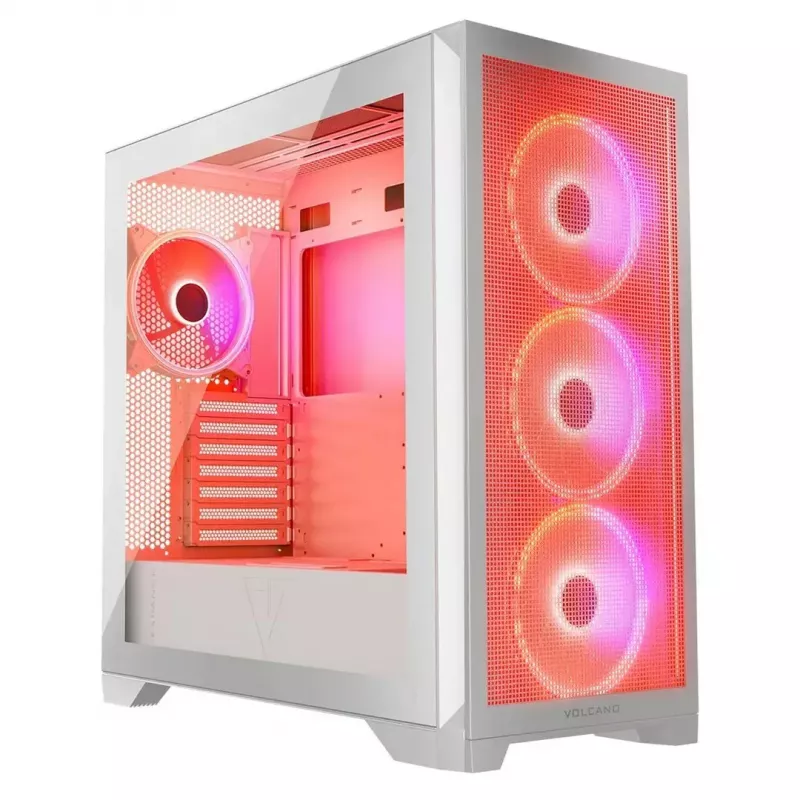 Caja de ordenador Modecom Volcano Expanse S Apex ARGB Midi, blanca