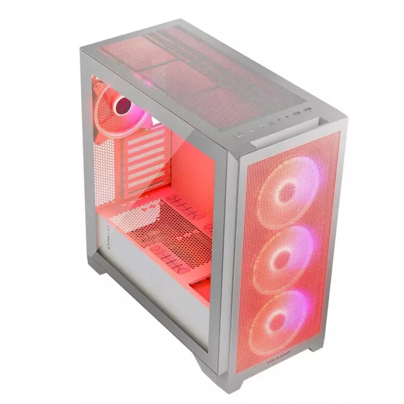 Caja de ordenador Modecom Volcano Expanse S Apex ARGB Midi, blanca