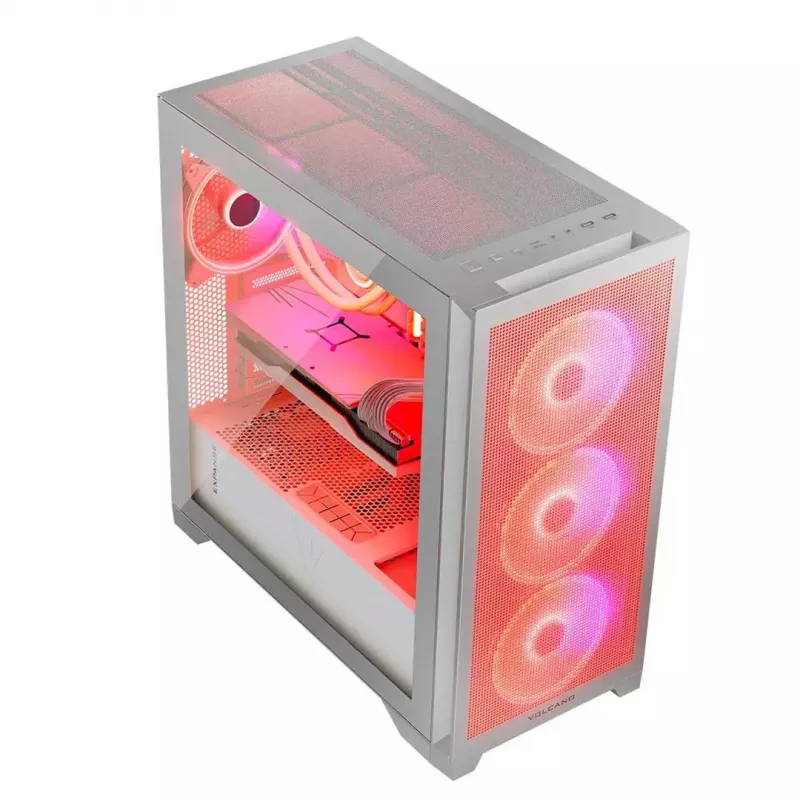 Caja de ordenador Modecom Volcano Expanse S Apex ARGB Midi, blanca