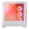 Caja de ordenador Modecom Volcano Expanse S Apex ARGB Midi, blanca