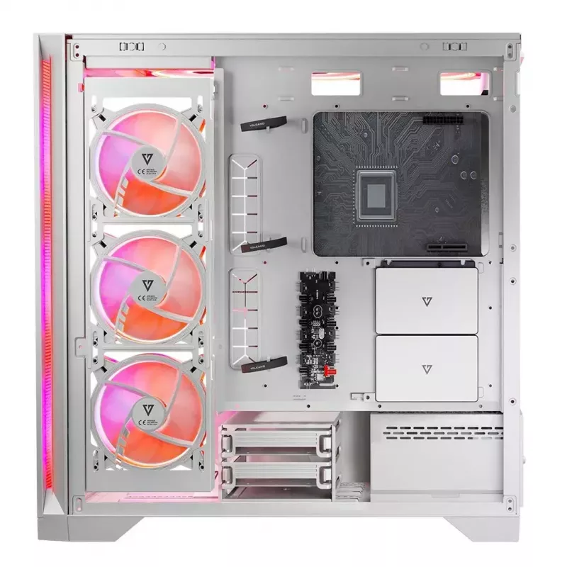 Caja de ordenador Modecom Volcano Expanse S Apex ARGB Midi, blanca