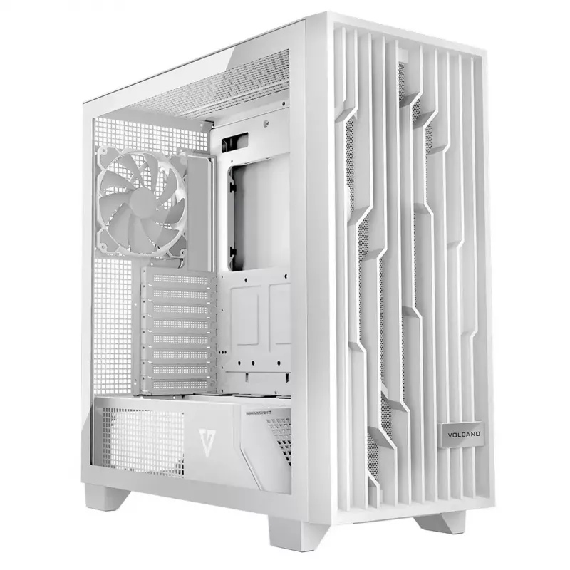 Modecom Volcano Perun Apex ARGB caja Midi, blanca