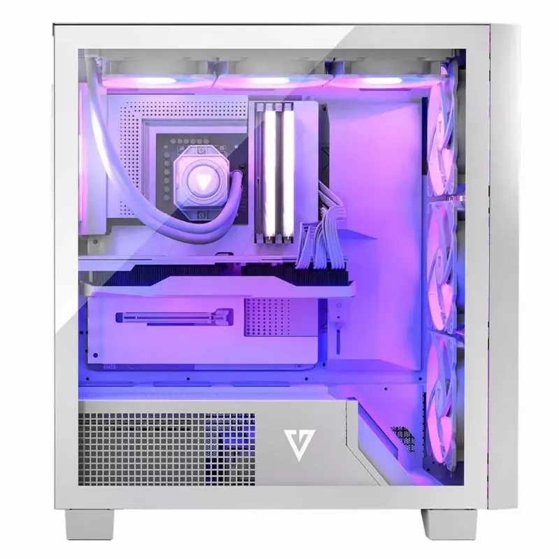 Modecom Volcano Perun Apex ARGB caja Midi, blanca