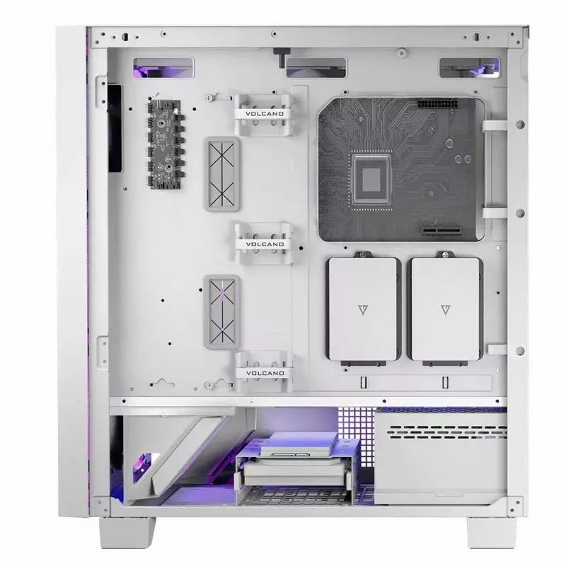 Modecom Volcano Perun Apex ARGB caja Midi, blanca
