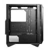 MSI MPG GUNGNIR 110R Caja de ordenador gaming Mid Tower Negra, USB 3.2 Gen2 Type C, 4x ventilador ARGB de 120mm, Mystic Light Sync, placa de control ARGB de 1 a 6, 2x paneles de cristal templado, ATX, mATX, mini-ITX