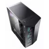 MSI MPG GUNGNIR 110R Caja de ordenador gaming Mid Tower Negra, USB 3.2 Gen2 Type C, 4x ventilador ARGB de 120mm, Mystic Light Sync, placa de control ARGB de 1 a 6, 2x paneles de cristal templado, ATX, mATX, mini-ITX