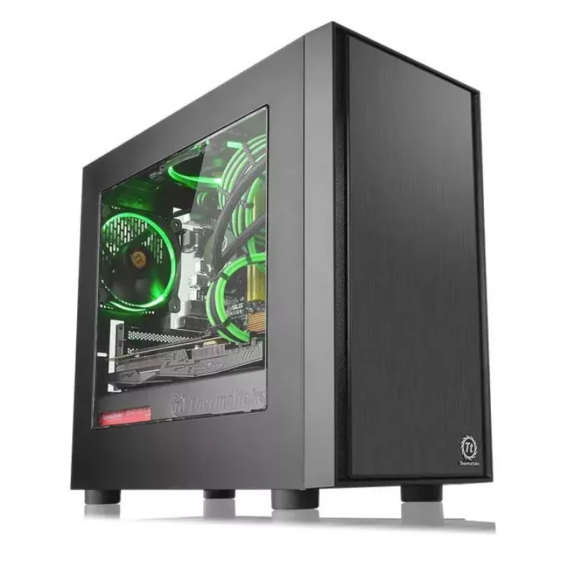 Caja de PC Thermaltake Versa H17 Window Micro Tower Negro