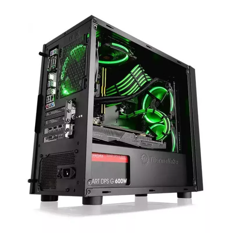 Caja de PC Thermaltake Versa H17 Window Micro Tower Negro