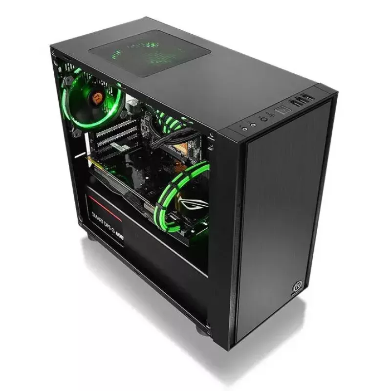 Caja de PC Thermaltake Versa H17 Window Micro Tower Negro