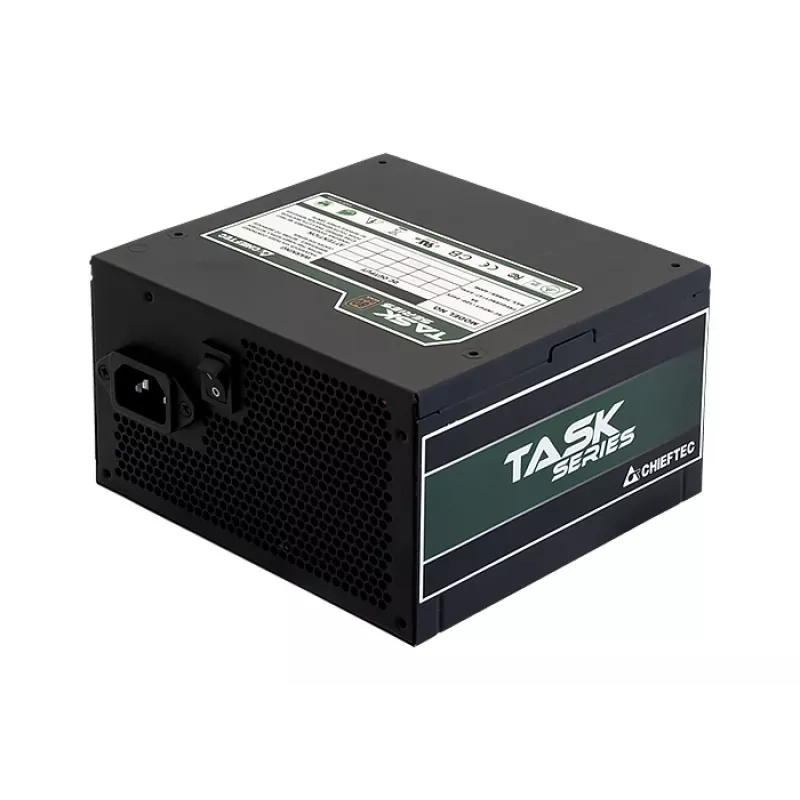 Chieftec Task TPS-500S Fuente de alimentación 500 W 24-Pin ATX ATX Negro