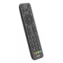 Hama 00221056 mando a distancia universal para TV 2 en 1, IR, teclas grandes, programable, negro