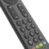Hama 00221056 mando a distancia universal para TV 2 en 1, IR, teclas grandes, programable, negro