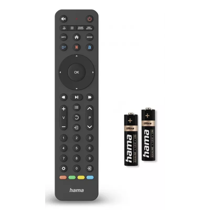 Hama 00221055 Mando a distancia IR Wireless TV de botones