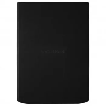 Funda tipo flip para lector de libros electrónicos PocketBook de 7,8 pulgadas – HN-FP-PU-743G-RB-WW, cierre magnético, negro