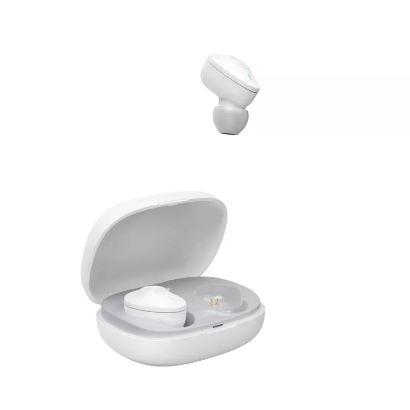 Auriculares con micrófono Hama Freedom Buddy True Wireless Stereo (TWS) in-ear llamadas/música USB Type-C Bluetooth gris claro, blanco