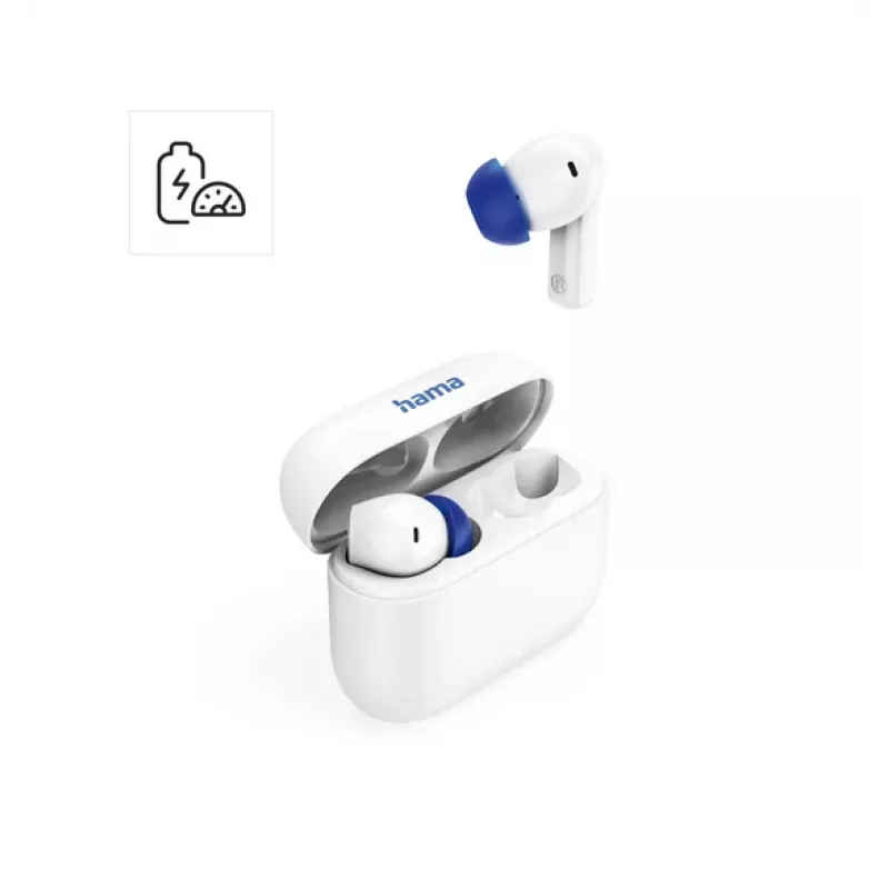 Auriculares True Wireless Hama Passion Clear II con ANC, blanco (00184179)