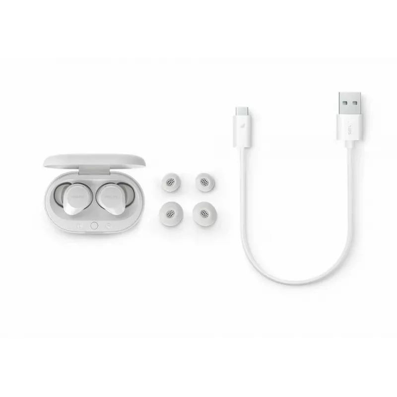 Auriculares con micrófono Philips TAT1209WT/00 True Wireless Stereo (TWS) in-ear llamadas/música Bluetooth blanco