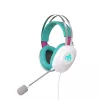 Auriculares con micrófono ASUS TUF Gaming H1 Gen II Hatsune Miku Edition con cable diadema USB Type-A rosa, turquesa, blanco
