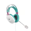 Auriculares con micrófono ASUS TUF Gaming H1 Gen II Hatsune Miku Edition con cable diadema USB Type-A rosa, turquesa, blanco