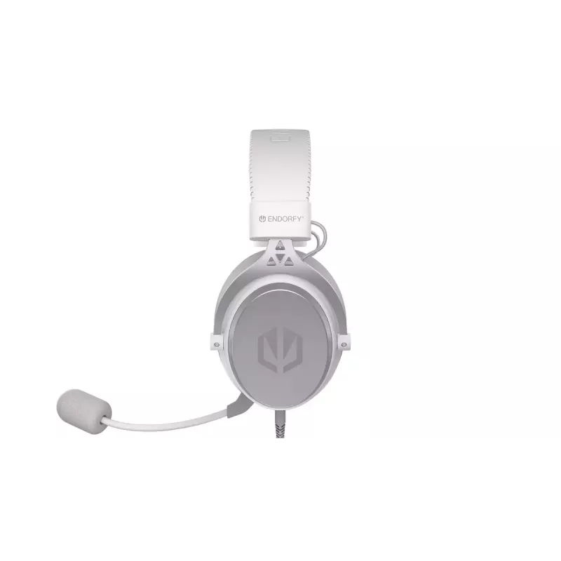Auriculares con micrófono con cable ENDORFY VIRO Plus USB EY1A005, USB-A + conector jack de 3,5 mm, 7.1, micrófono desmontable, 20–20000 Hz, cable de 2,9 m, blancos (Onyx White)