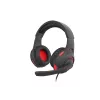 Auriculares con micrófono GENESIS Radon 210 gaming con cable diadema USB Type-A negro, rojo