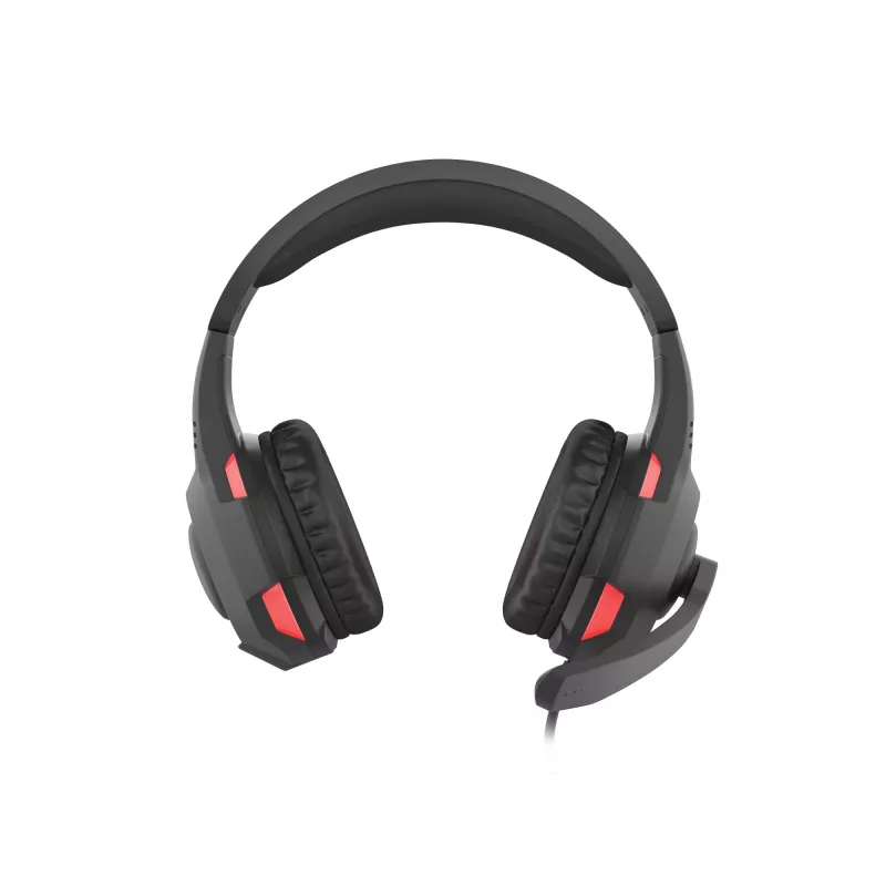 Auriculares con micrófono GENESIS Radon 210 gaming con cable diadema USB Type-A negro, rojo