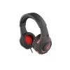 Auriculares con micrófono GENESIS Radon 210 gaming con cable diadema USB Type-A negro, rojo