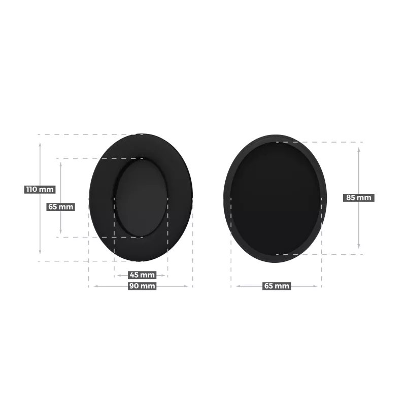 Almohadillas GENESIS Toron EP01 tela piel espuma viscoelástica negro