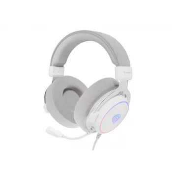 Auriculares con micrófono GENESIS Neon 764 gaming con cable diadema USB Type-A blanco