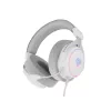 Auriculares con micrófono GENESIS Neon 764 gaming con cable diadema USB Type-A blanco
