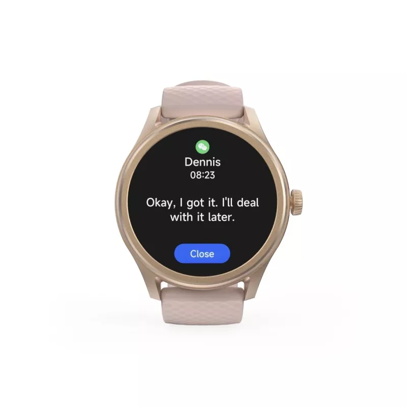 Smartwatch Hama 5010, monitorización del sueño, redondo, sumergible, 1,38 inch , rosa (00178616)