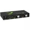 Conmutador KVM Techly 2x1 USB HDMI 4Kx2K IDATA KVM-HDMI2U negro