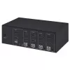 Conmutador KVM Manhattan 4 puertos 4K@30Hz USB-A audio mic