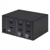 Conmutador KVM Manhattan 2 puertos 4K HDMI USB audio control de 2 ordenadores