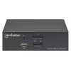 Conmutador KVM Manhattan 153546, 2 puertos DisplayPort/USB 2.0, 4K@60Hz, audio, 2 cables de 1,8 m
