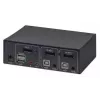 Conmutador KVM Manhattan 153546, 2 puertos DisplayPort/USB 2.0, 4K@60Hz, audio, 2 cables de 1,8 m