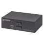 Conmutador KVM Manhattan DisplayPort 1.2 2 puertos 4K@60Hz USB-A audio