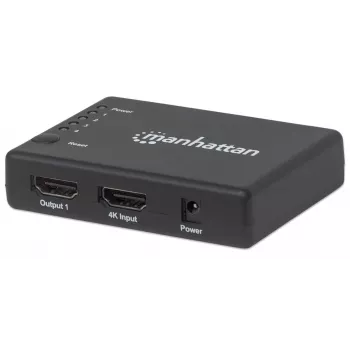 Splitter HDMI Manhattan 4 puertos compacto