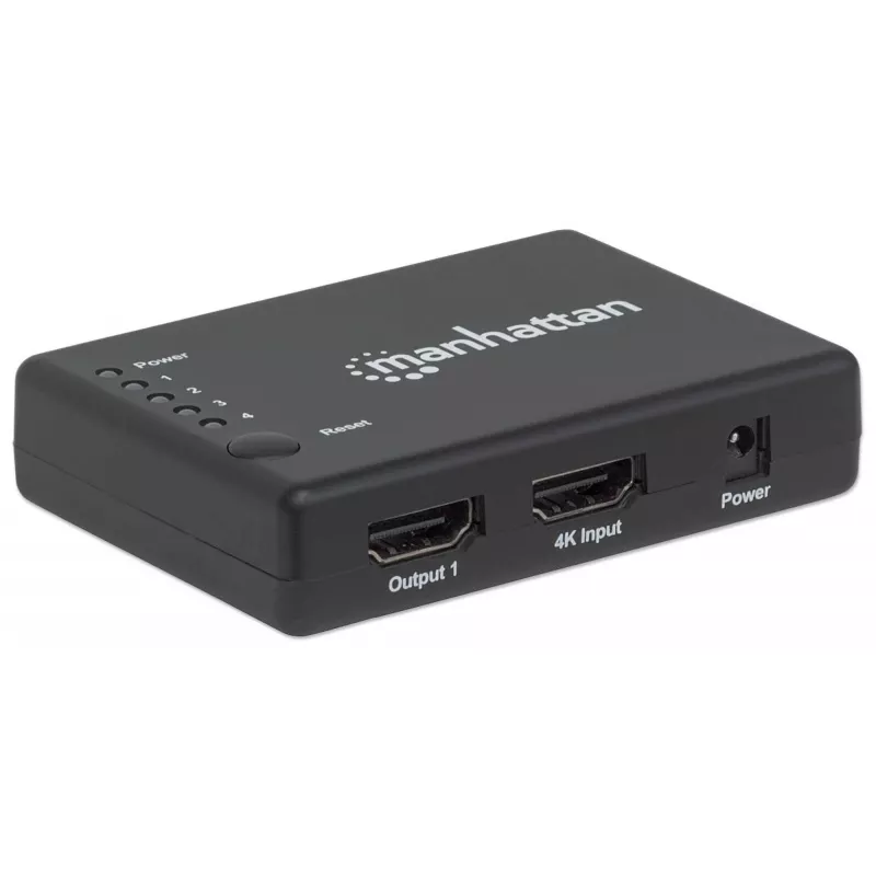 Splitter HDMI Manhattan 4 puertos compacto
