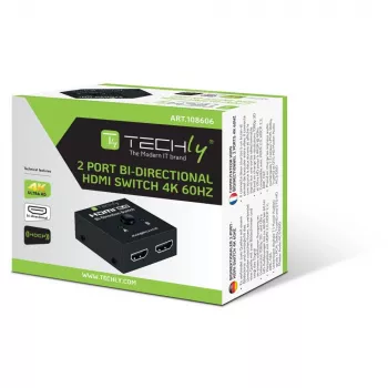 Conmutador de vídeo HDMI Techly 108606