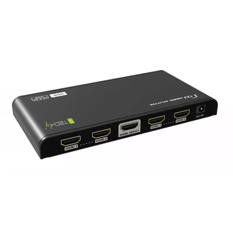 Splitter de vídeo Techly IDATA HDMI2-4K4HDR HDMI 4x HDMI