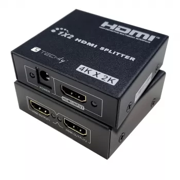 Splitter de vídeo Techly IDATA HDMI-4K230 2x HDMI 3840x2160 negro