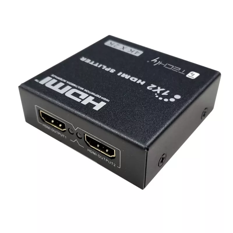 Splitter de vídeo Techly IDATA HDMI-4K230 2x HDMI 3840x2160 negro