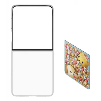 Funda Samsung Galaxy Z Flip7 transparente monocromática