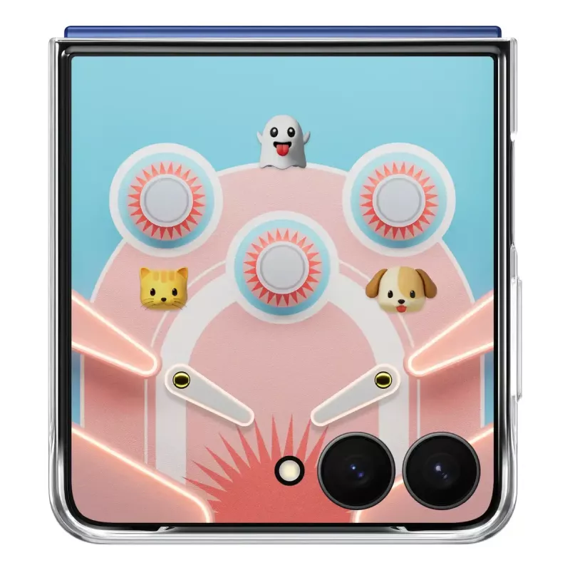 Funda Samsung Galaxy Z Flip7 transparente monocromática