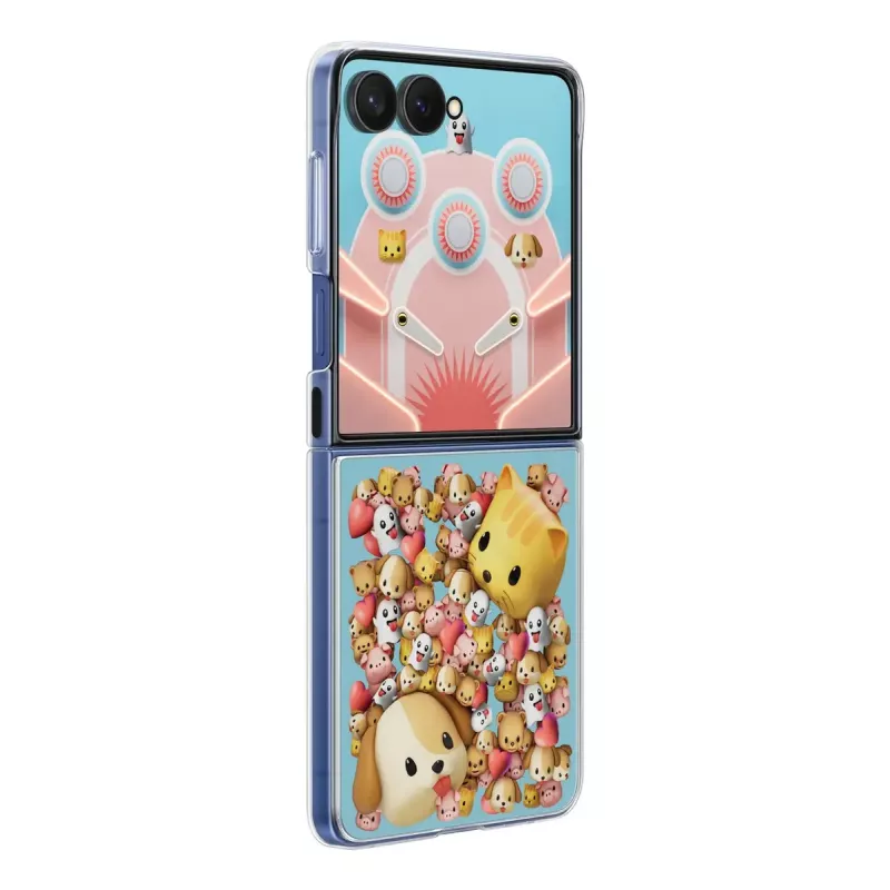 Funda Samsung Galaxy Z Flip7 transparente monocromática