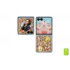 Funda Samsung Galaxy Z Flip7 transparente monocromática