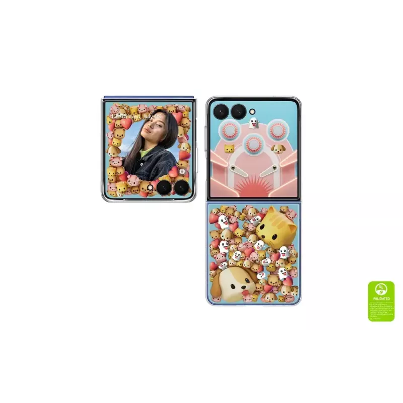 Funda Samsung Galaxy Z Flip7 transparente monocromática