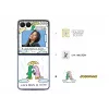 Funda Samsung Galaxy Z Flip7 transparente monocromática